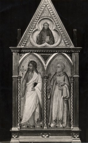 A. C. Cooper — Giotto di Bondone - bottega - sec. XIV - San Filippo (?), san Leonardo e san Francesco d'Assisi — insieme